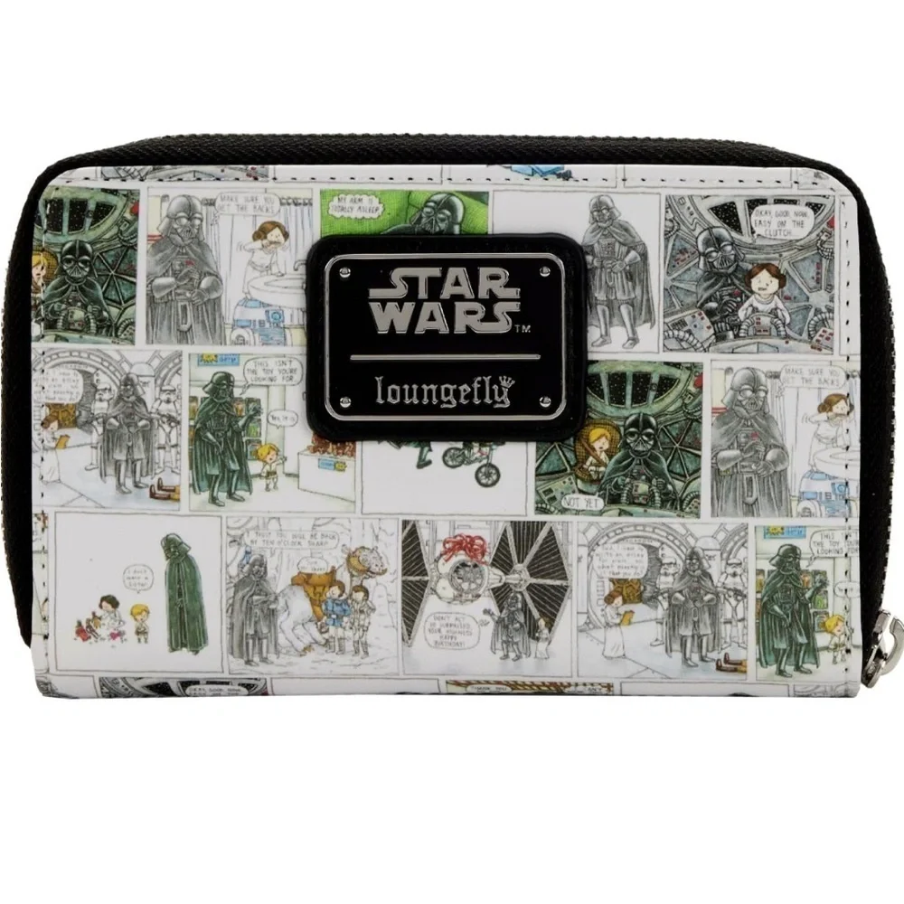 NWT Loungefly Star Wars Vaders I AM Your Fathers Day Zip Around Wallet​​​​​​